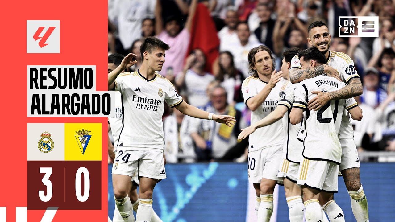 Resumo alargado | Real Madrid 3-0 C&aacute;diz | LaLiga 23/24