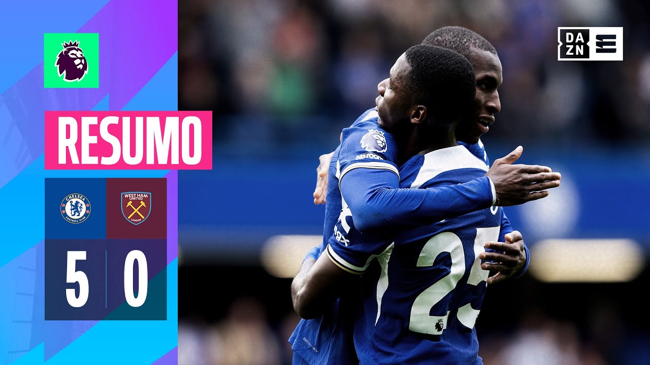 Resumo | Chelsea 5-0 West Ham | Premier League 23/24