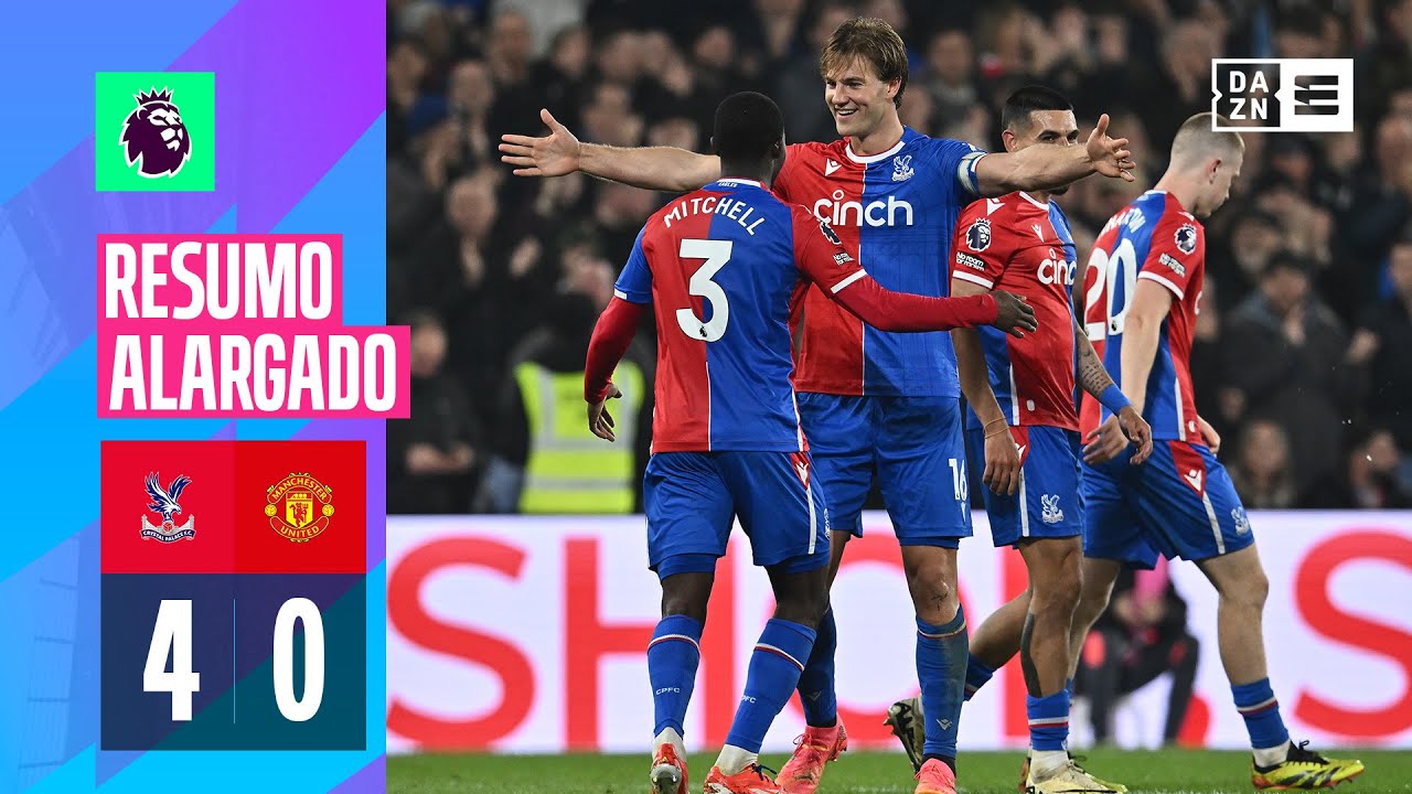 Resumo alargado | Crystal Palace 4-0 Man United | Premier League 23/24