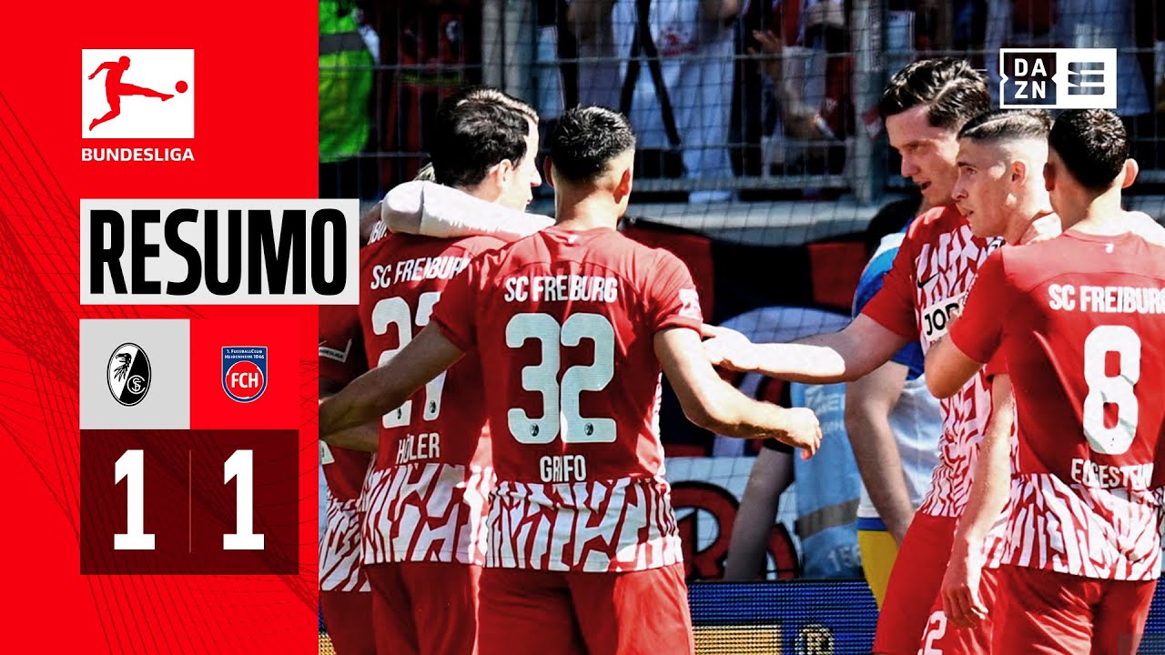 Resumo | Freiburg 1-1 Heidenheim | Bundesliga 23/24