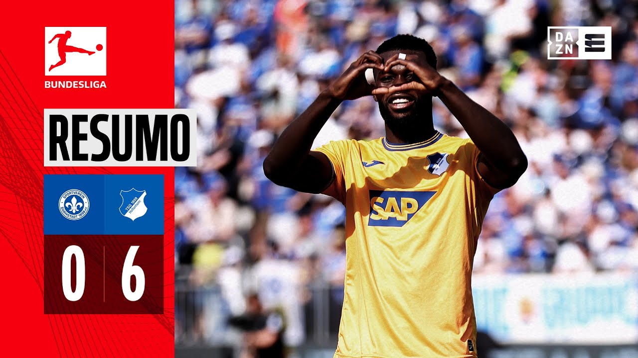 Resumo | Darmstadt 0-6 Hoffenheim | Bundesliga 23/24