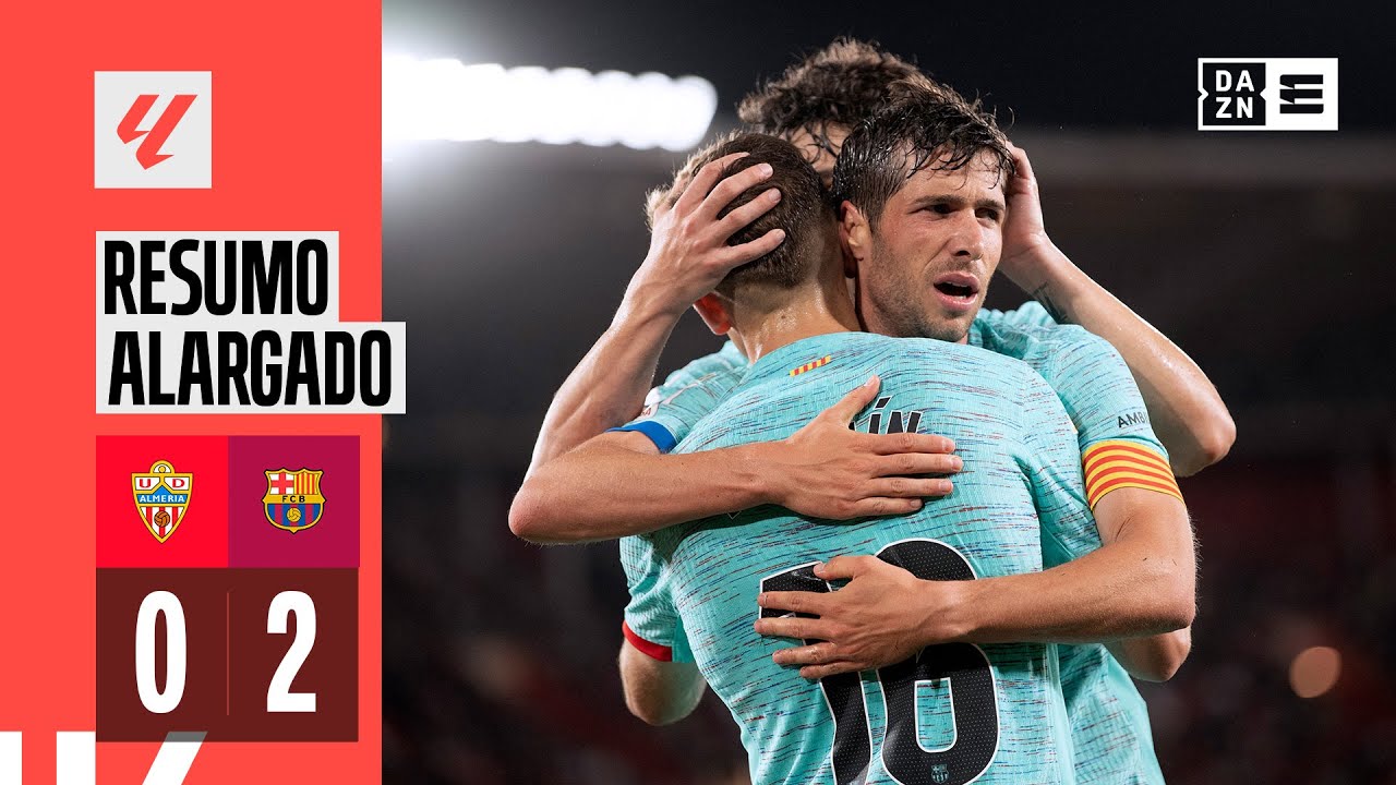 Resumo alargado | Almeria 0-2 Barcelona | LaLiga 23/24