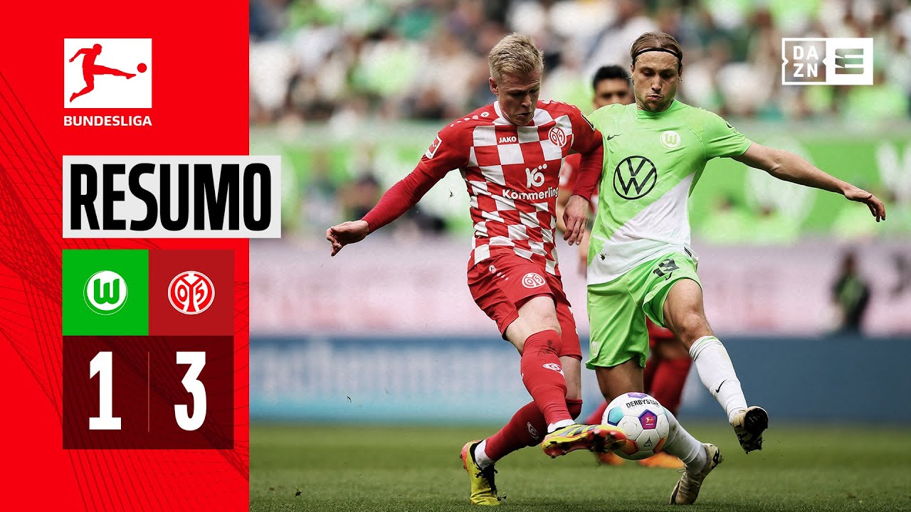 Resumo | Wolfsburg 1-3 Mainz 05 | Bundesliga 23/24