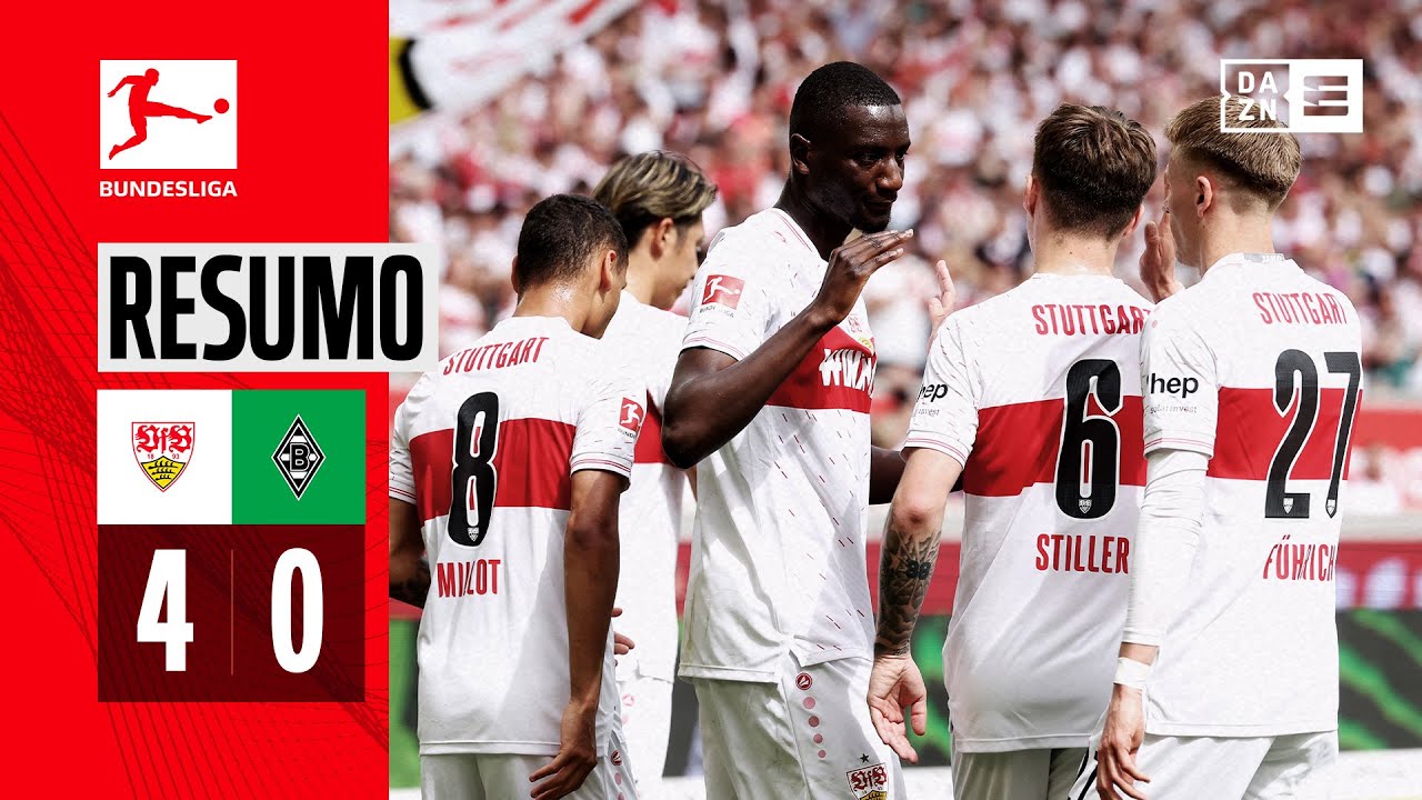 Resumo | Stuttgart 4-0 Borussia Monchengladbach | Bundesliga 23/24