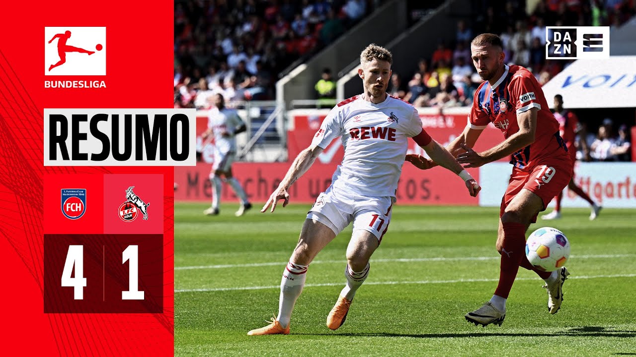 Resumo | Heidenheim 4-1 Koln | Bundesliga 23/24