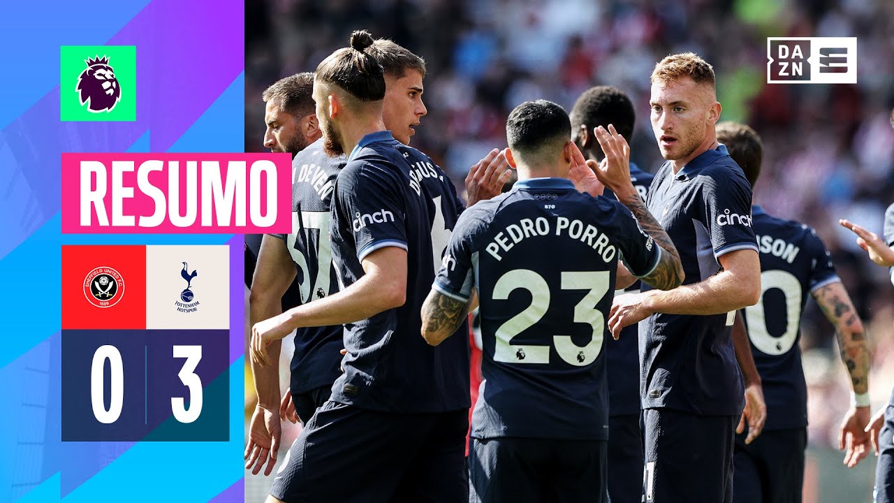 Resumo | Sheffield 0-3 Tottenham | Premier League 23/24