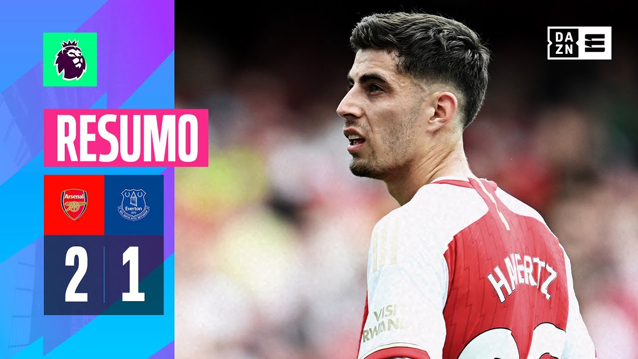 Resumo | Arsenal 2-1 Everton | Premier League 23/24