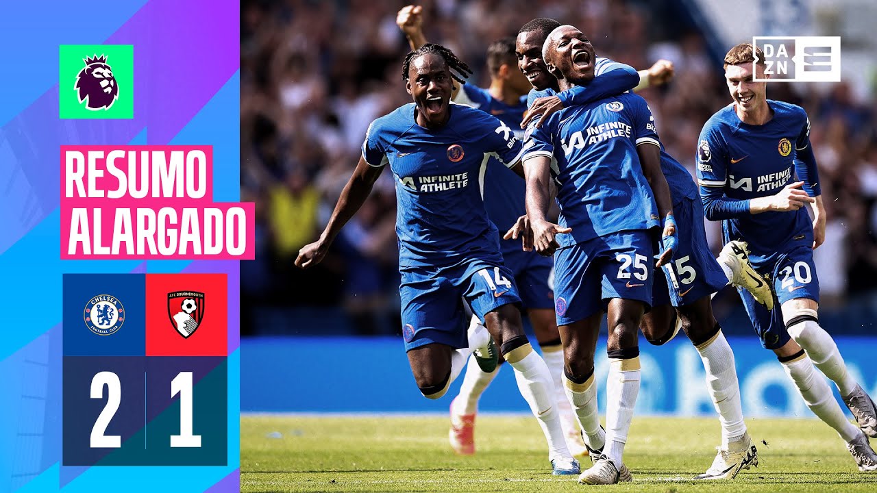 Resumo alargado | Chelsea 2-1 Bournemouth | Premier League 23/24