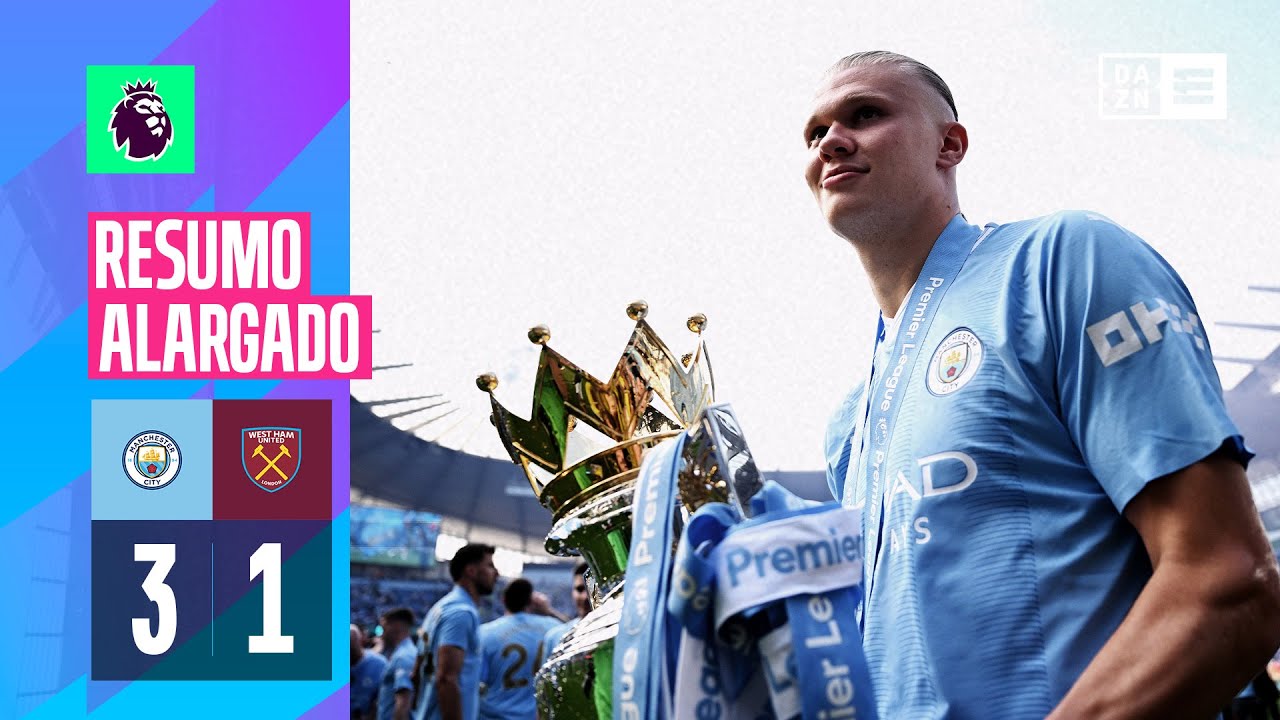 Resumo alargado | Man City 3-1 West Ham | Premier League 23/24
