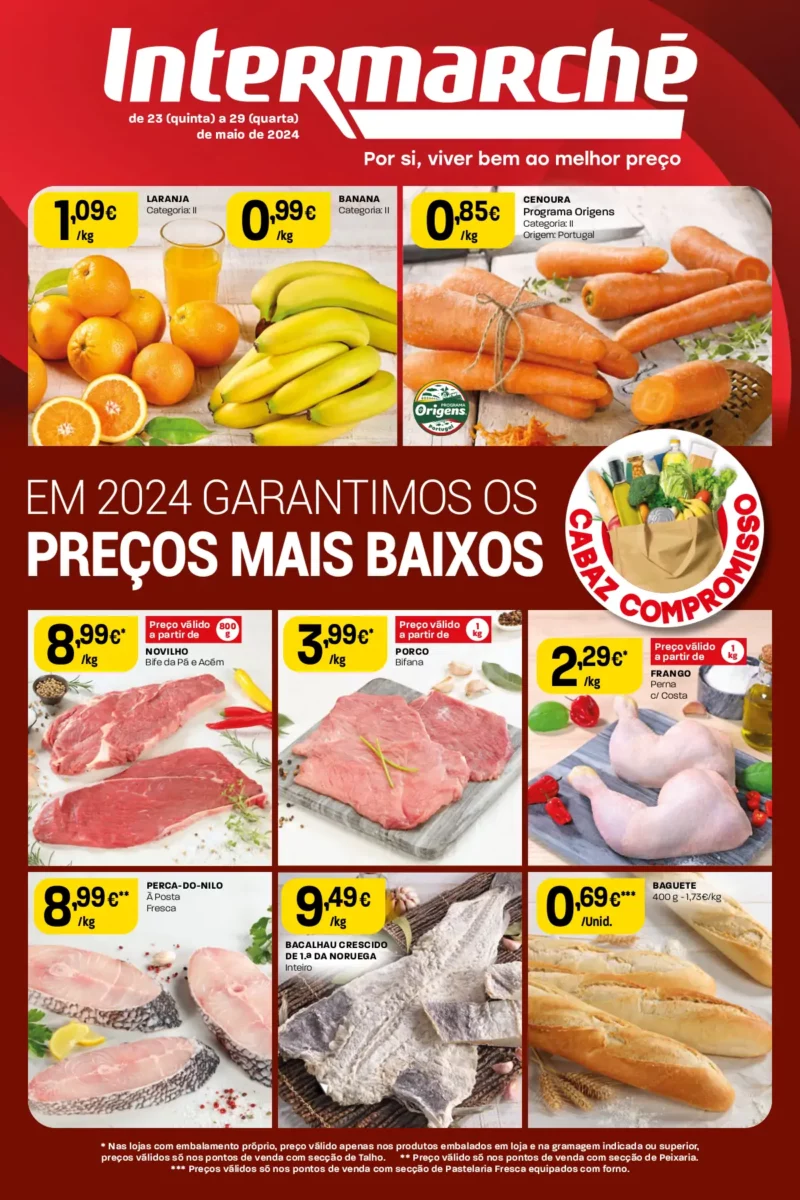 Antevis&atilde;o Folheto Intermarch&eacute; (23 a 29 maio)