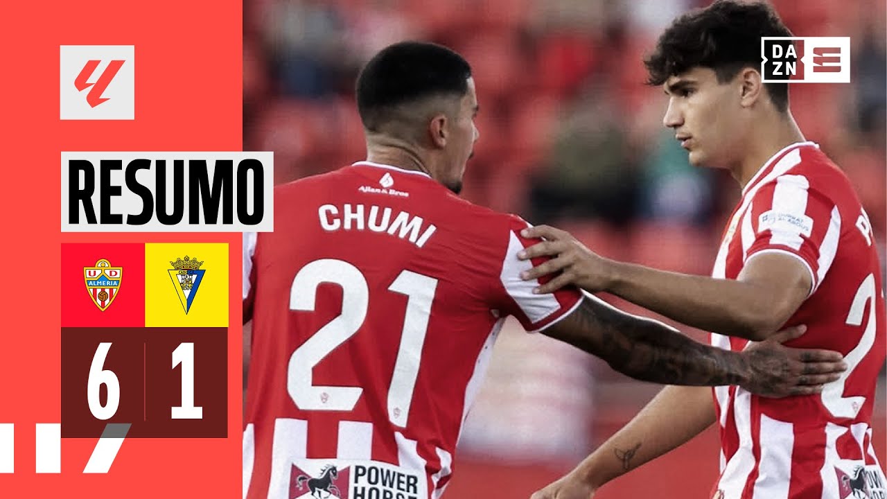 Resumo | Almeria 6-1 C&aacute;diz | LaLiga 23/24