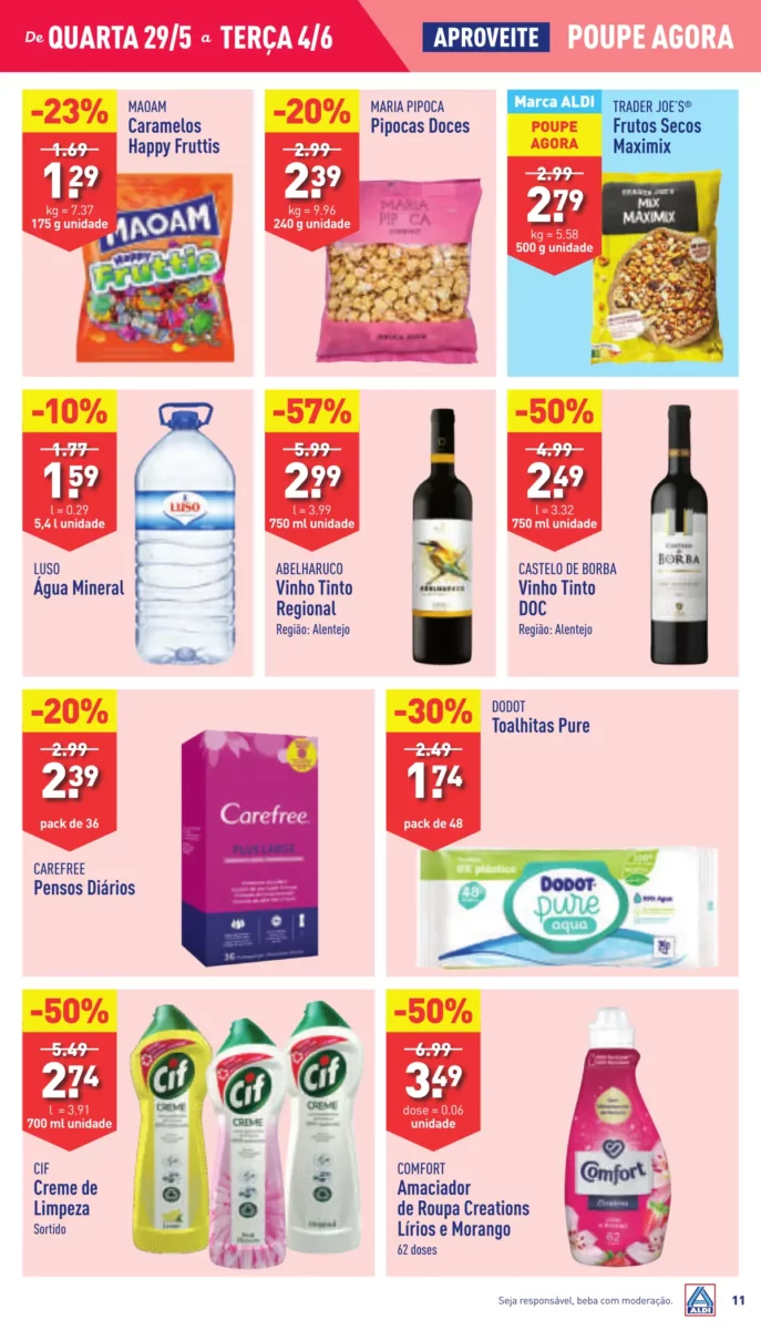 Antevis&atilde;o Folheto ALDI (29 maio a 4 junho)