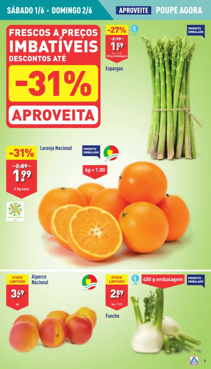 Antevis&atilde;o Folheto ALDI (29 maio a 4 junho)