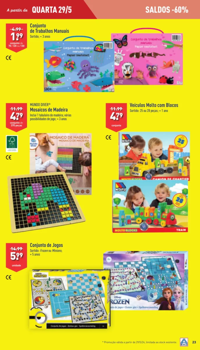 Antevis&atilde;o Folheto ALDI (29 maio a 4 junho)