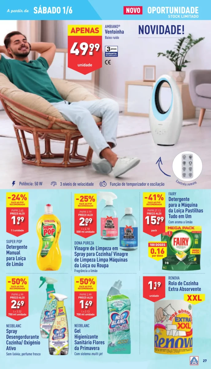 Antevis&atilde;o Folheto ALDI (29 maio a 4 junho)