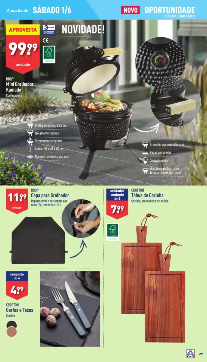 Antevis&atilde;o Folheto ALDI (29 maio a 4 junho)