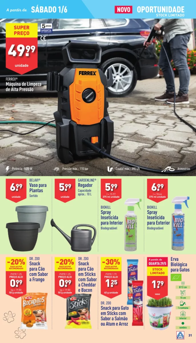 Antevis&atilde;o Folheto ALDI (29 maio a 4 junho)