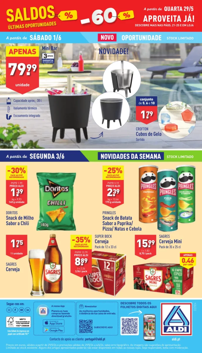 Antevis&atilde;o Folheto ALDI (29 maio a 4 junho)
