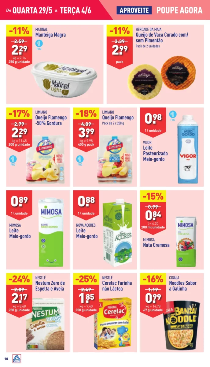 Antevis&atilde;o Folheto ALDI (29 maio a 4 junho)