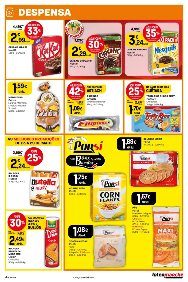 Antevis&atilde;o Folheto Intermarch&eacute; (23 a 29 maio)