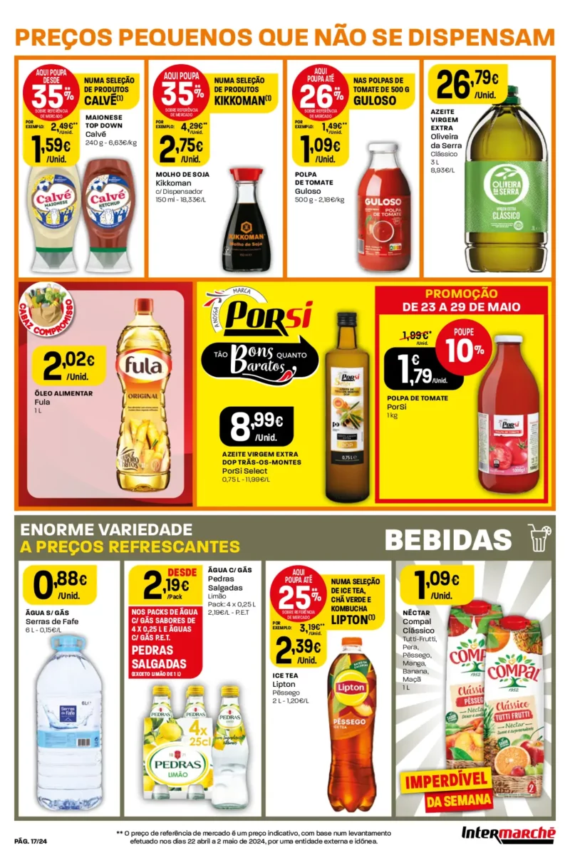 Antevis&atilde;o Folheto Intermarch&eacute; (23 a 29 maio)