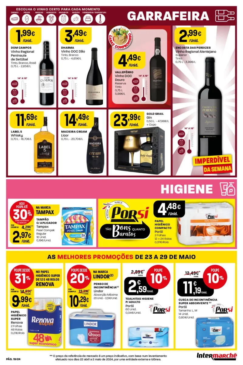 Antevis&atilde;o Folheto Intermarch&eacute; (23 a 29 maio)