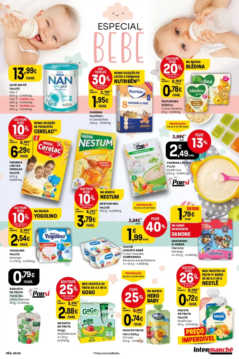 Antevis&atilde;o Folheto Intermarch&eacute; (23 a 29 maio)