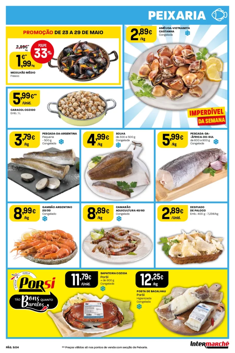 Antevis&atilde;o Folheto Intermarch&eacute; (23 a 29 maio)