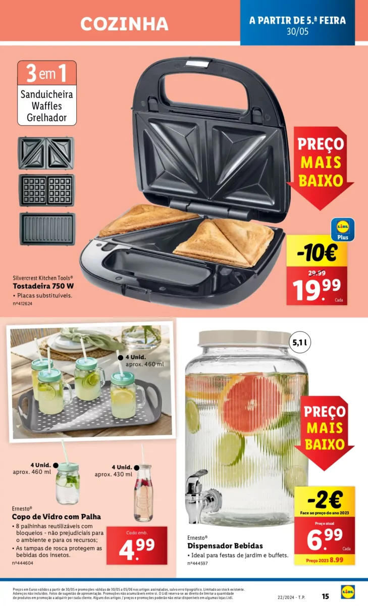 Antevis&atilde;o Folheto LiDL Promo&ccedil;&otilde;es (30 maio a 5 junho)