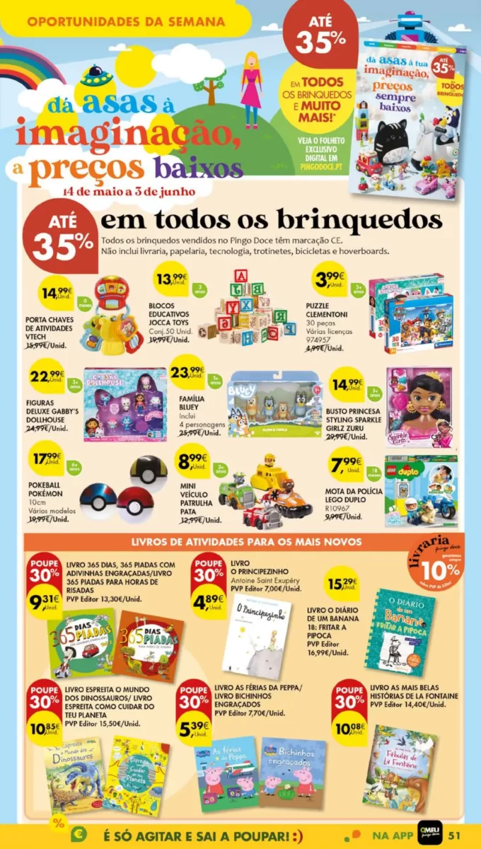 Antevis&atilde;o Folheto Pingo Doce (28 maio a 3 junho)