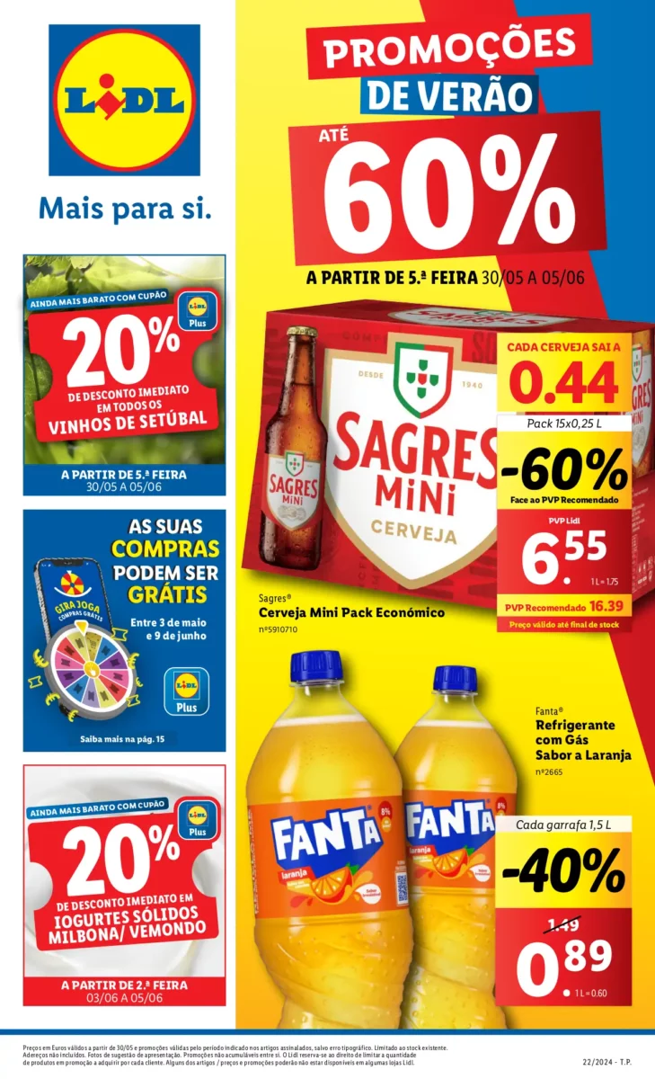 Antevis&atilde;o Folheto LiDL Novidades (a partir de 30 maio)
