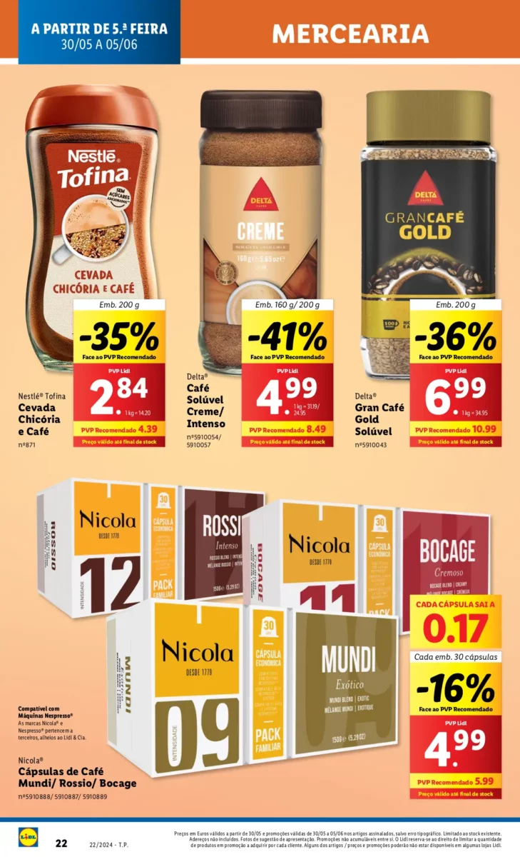 Antevis&atilde;o Folheto LiDL Novidades (a partir de 30 maio)