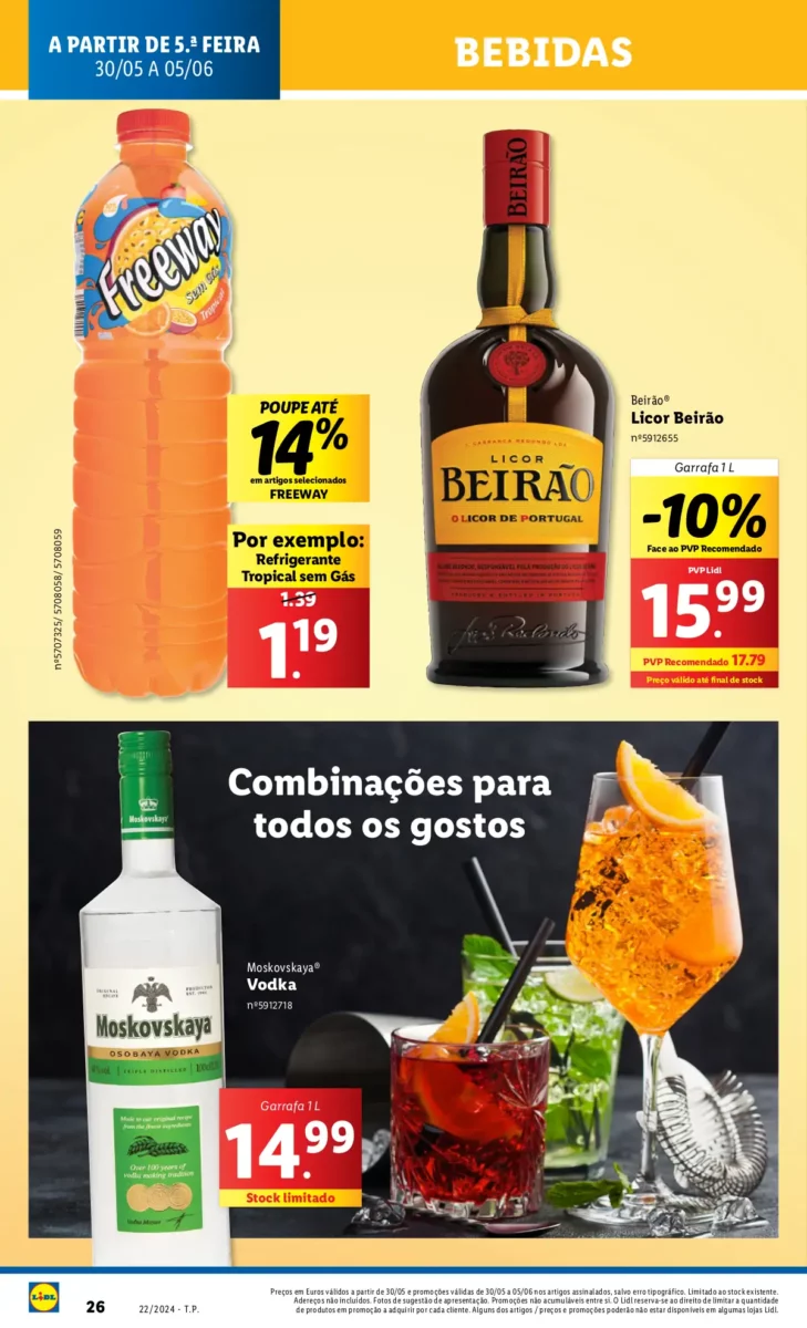Antevis&atilde;o Folheto LiDL Novidades (a partir de 30 maio)