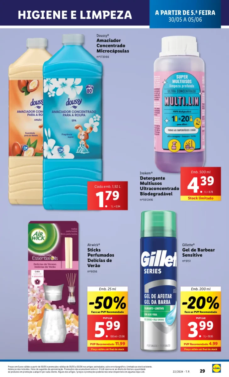 Antevis&atilde;o Folheto LiDL Novidades (a partir de 30 maio)