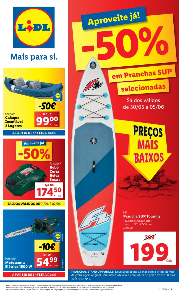 Antevis&atilde;o Folheto LiDL Novidades (a partir de 30 maio)