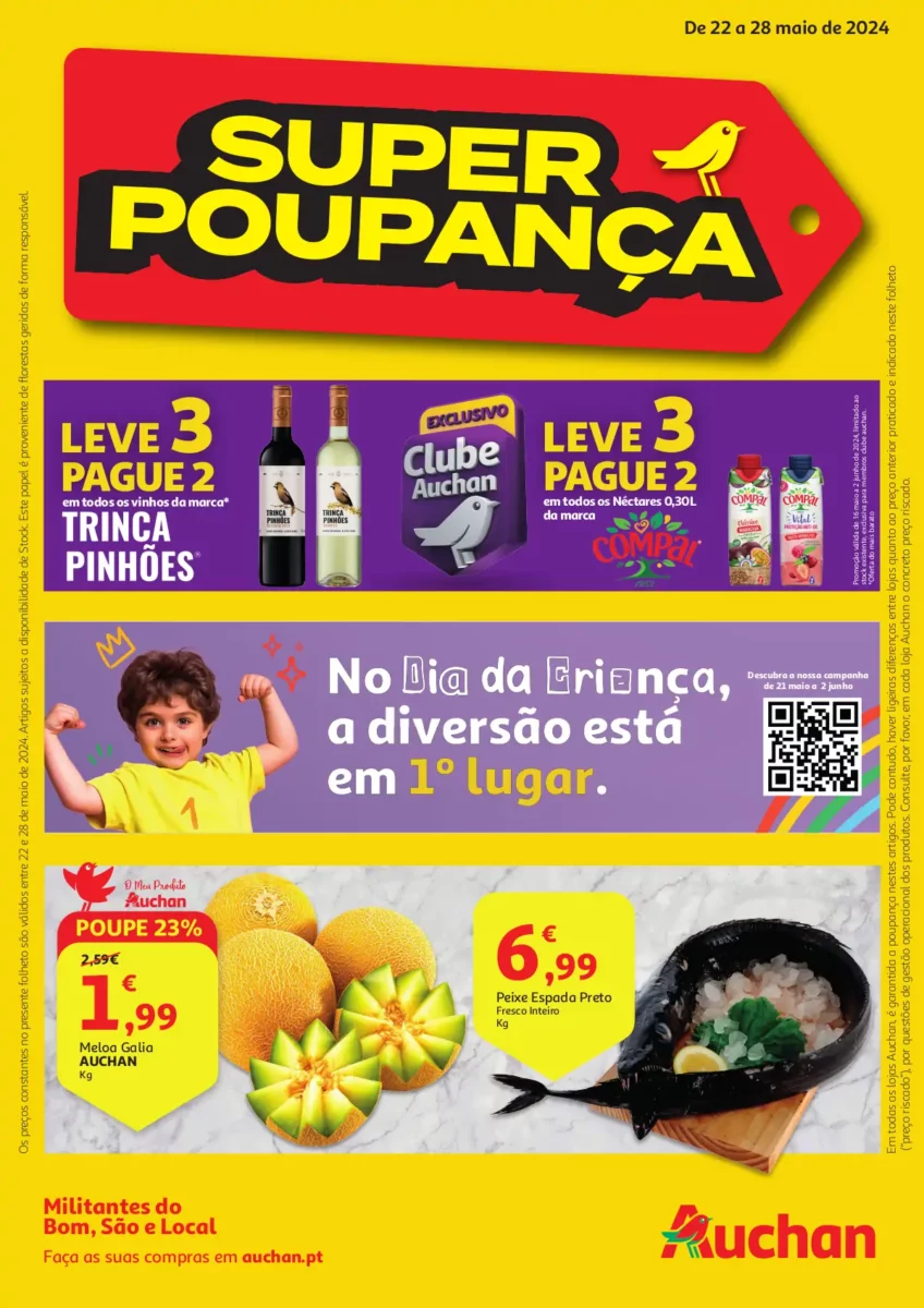 Folheto Auchan (22 a 28 maio)