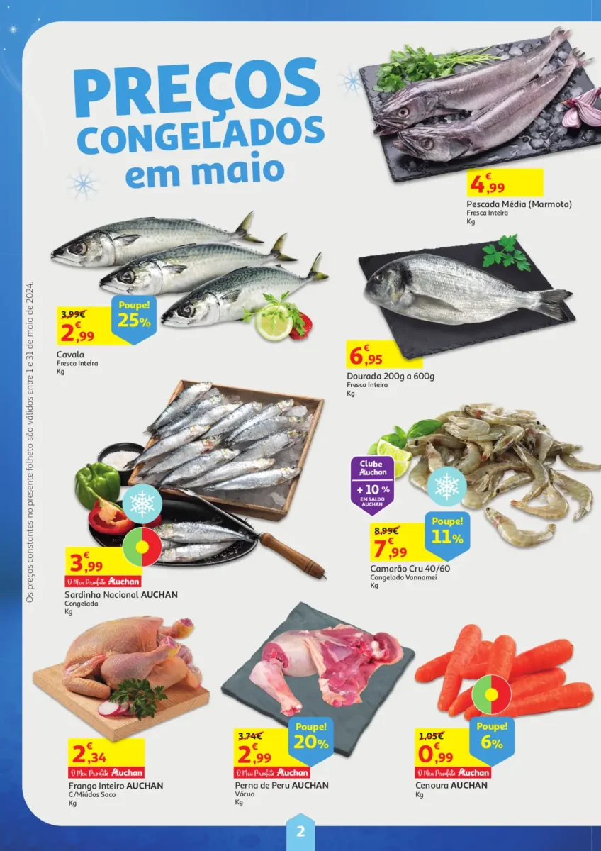 Folheto Auchan Cabaz Poupan&ccedil;a (Maio 2024)