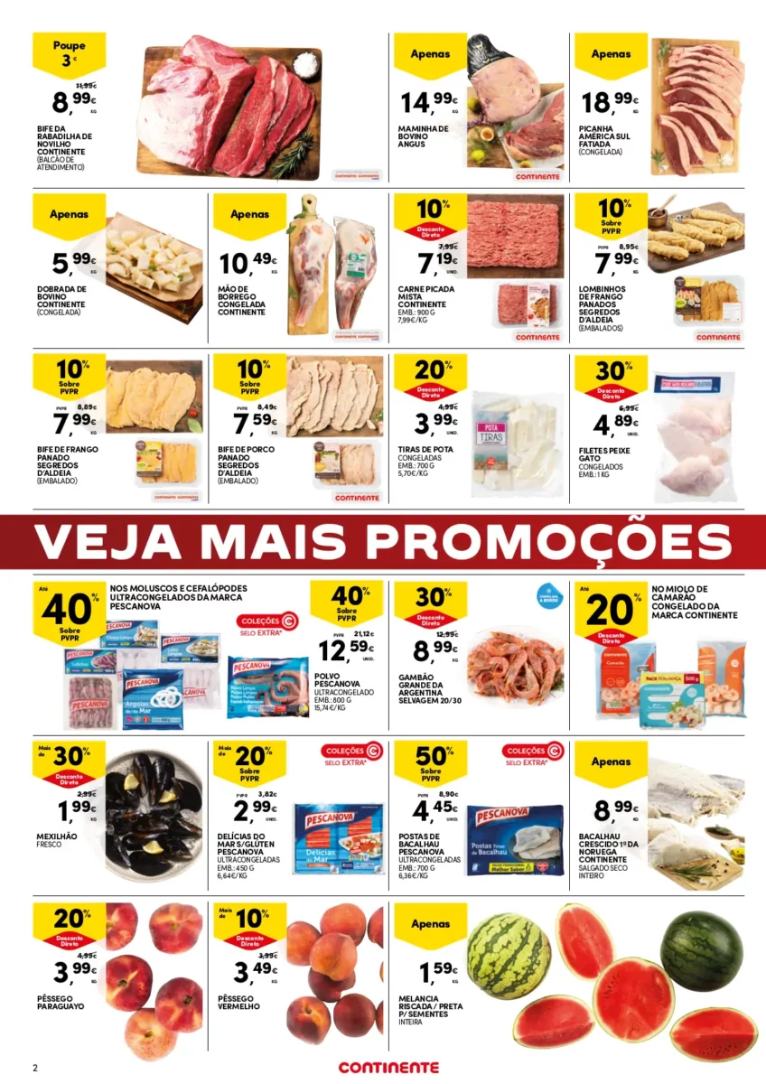 Folheto Continente fim-de-semana (24 a 27 maio)