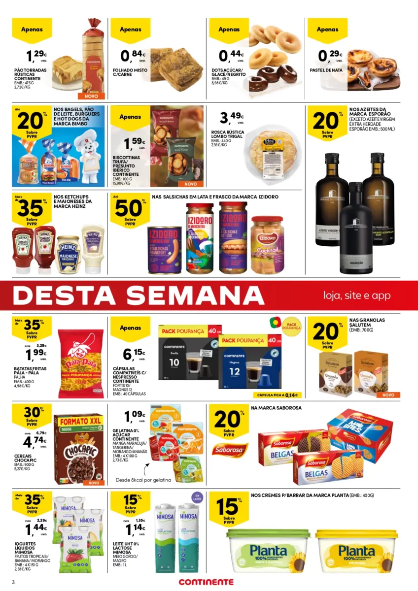 Folheto Continente fim-de-semana (24 a 27 maio)