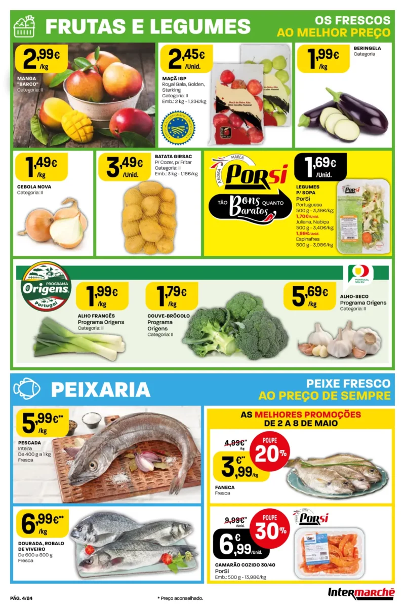 Folheto Intermarch&eacute; (2 a 8 maio)