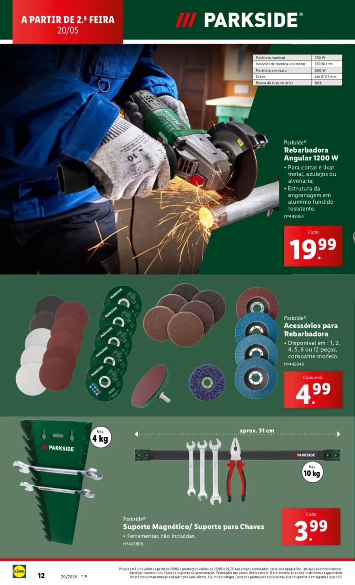 Antevis&atilde;o Folheto LiDL Novidades (a partir de 16 maio)