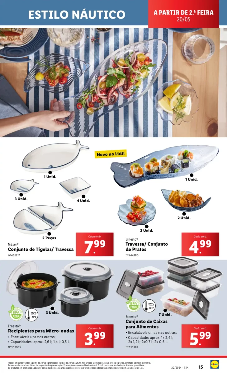 Antevis&atilde;o Folheto LiDL Novidades (a partir de 16 maio)