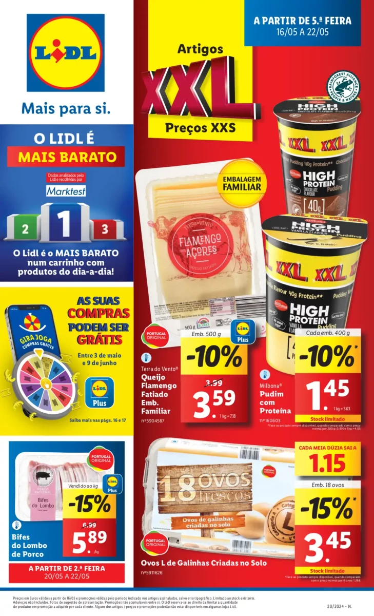 Antevis&atilde;o Folheto LiDL Novidades (a partir de 16 maio)