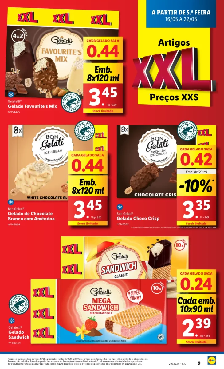 Antevis&atilde;o Folheto LiDL Novidades (a partir de 16 maio)