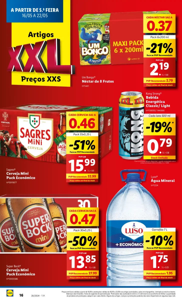 Antevis&atilde;o Folheto LiDL Novidades (a partir de 16 maio)