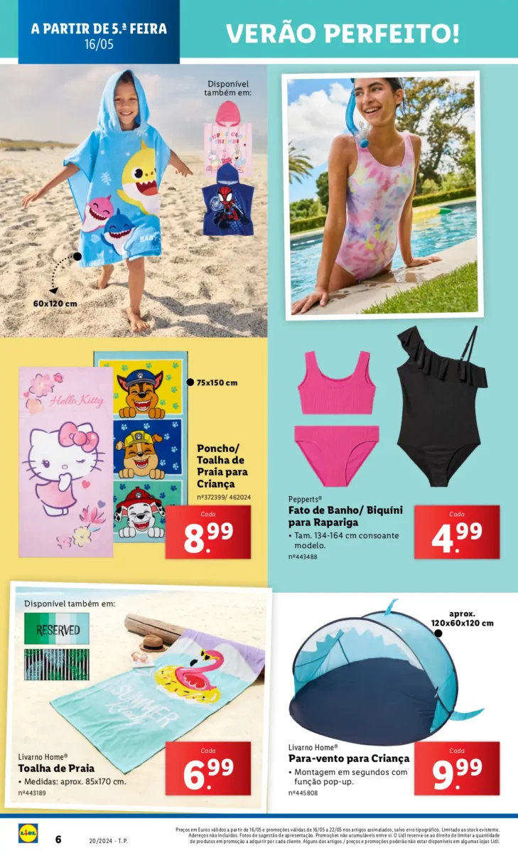 Antevis&atilde;o Folheto LiDL Novidades (a partir de 16 maio)