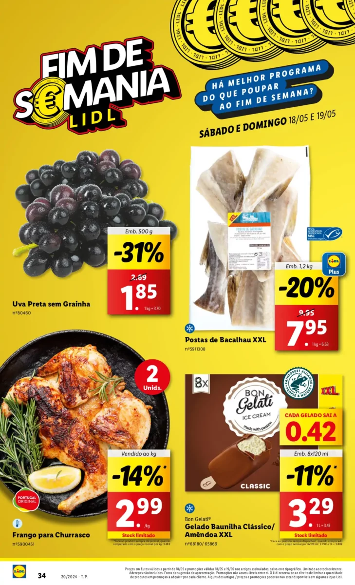 Antevis&atilde;o Folheto LiDL Novidades (a partir de 16 maio)