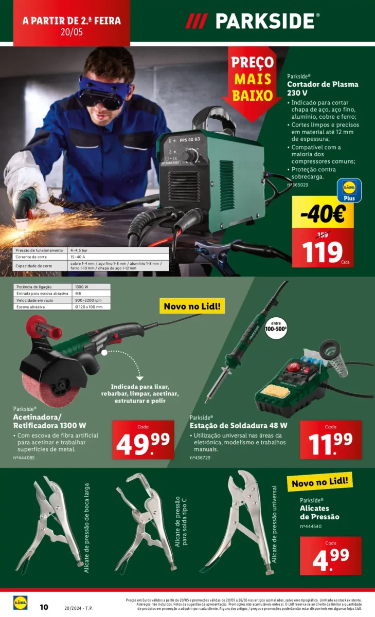 Antevis&atilde;o Folheto LiDL Novidades (a partir de 16 maio)