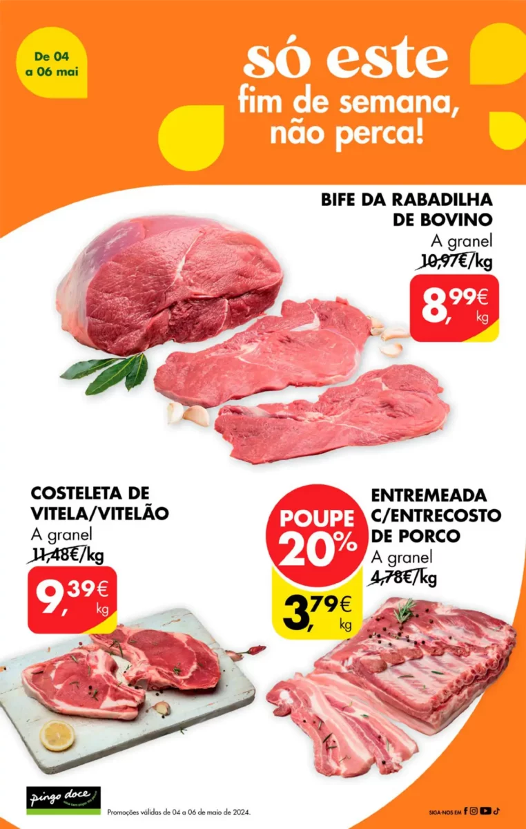 Folheto Pingo Doce fim-de-semana (4 e 5 maio)