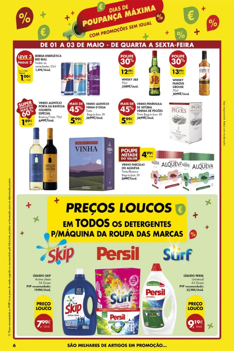 Folheto Pingo Doce &ndash; dias de poupan&ccedil;a m&aacute;xima (1 a 3 maio)